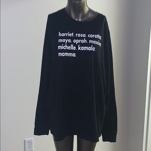 Black long sleeve T-shirt